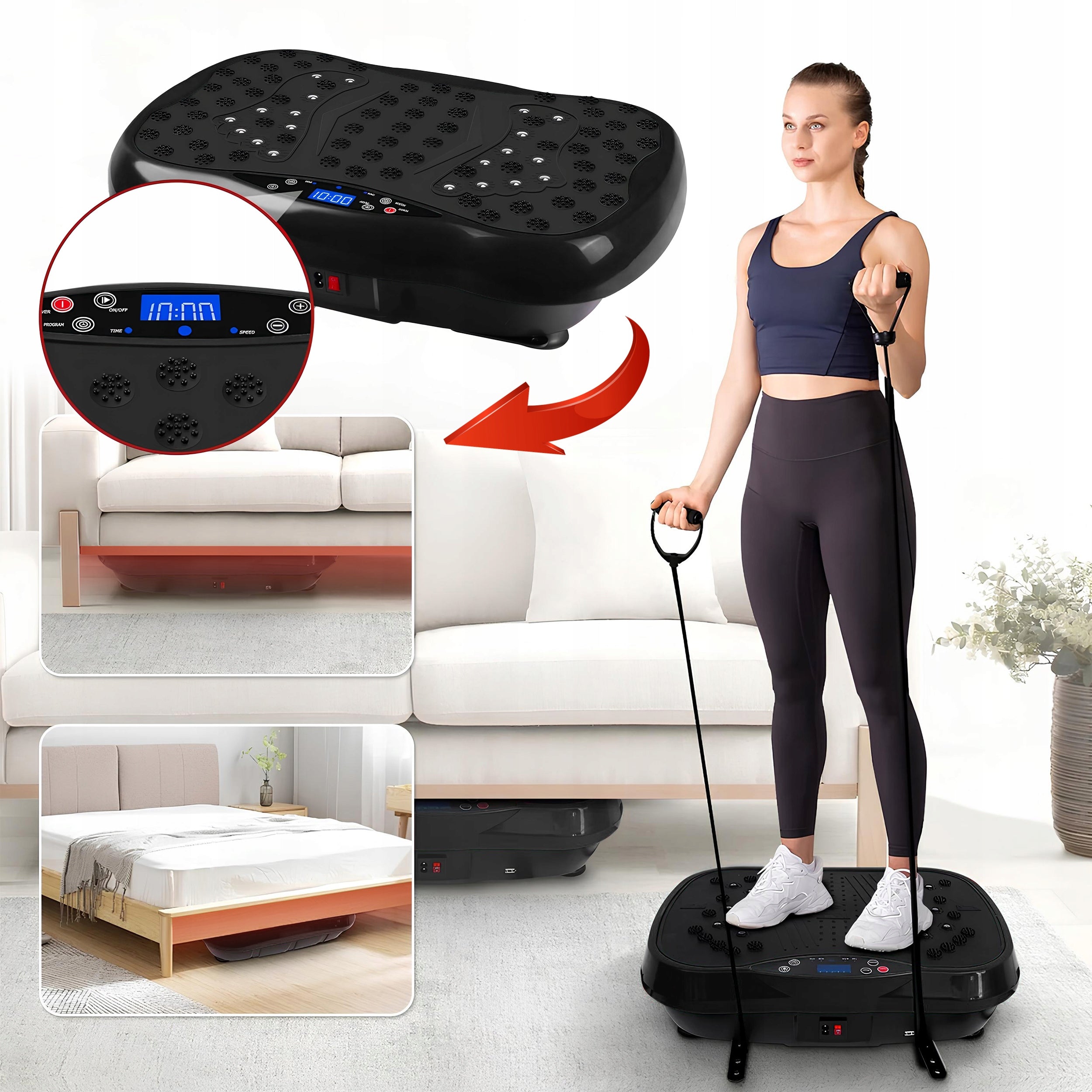 VIBRO SLIM VIBRATION PLATFORM MASSAGER EFFORTLESS FULL BODY TRAINING Medical device no