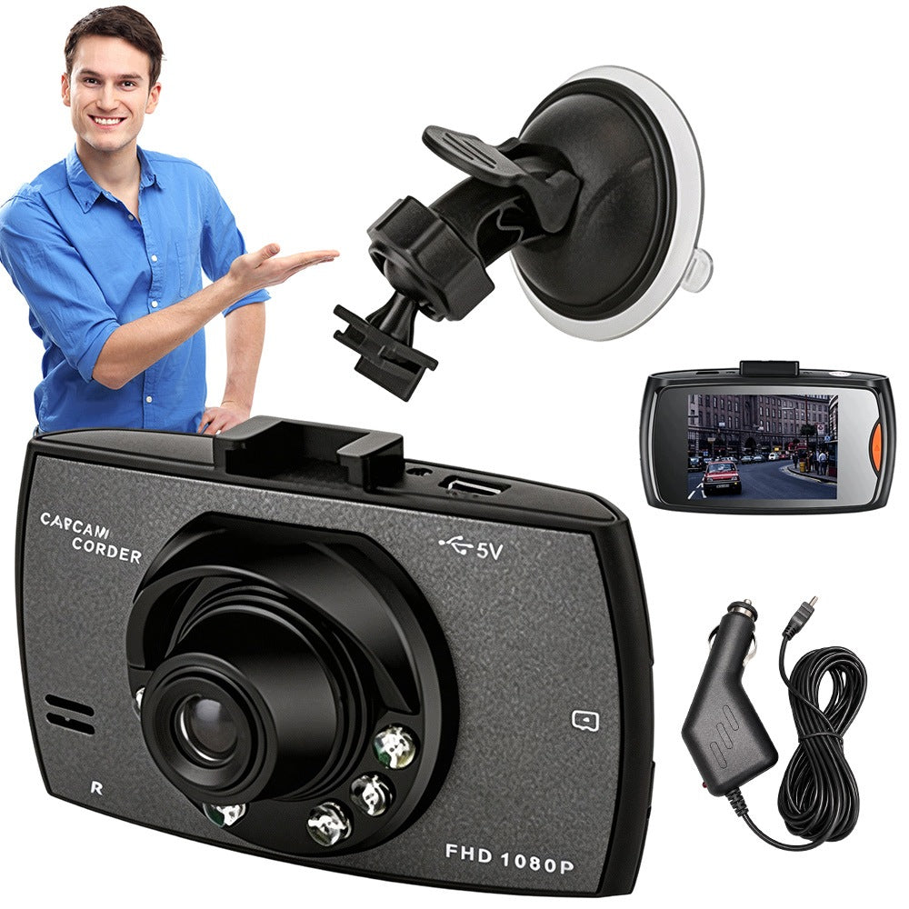 VIDEO DRIVING RECORDER CAMERA CAR CAMERA FULL HD 1080P LED BLACK