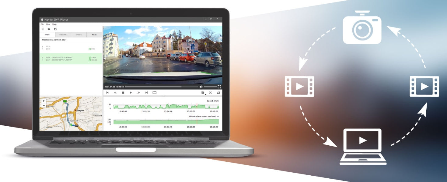 VIDEO RECORDER NAVITEL R385 GPS 2K, front camera + Freebie Memory card included none