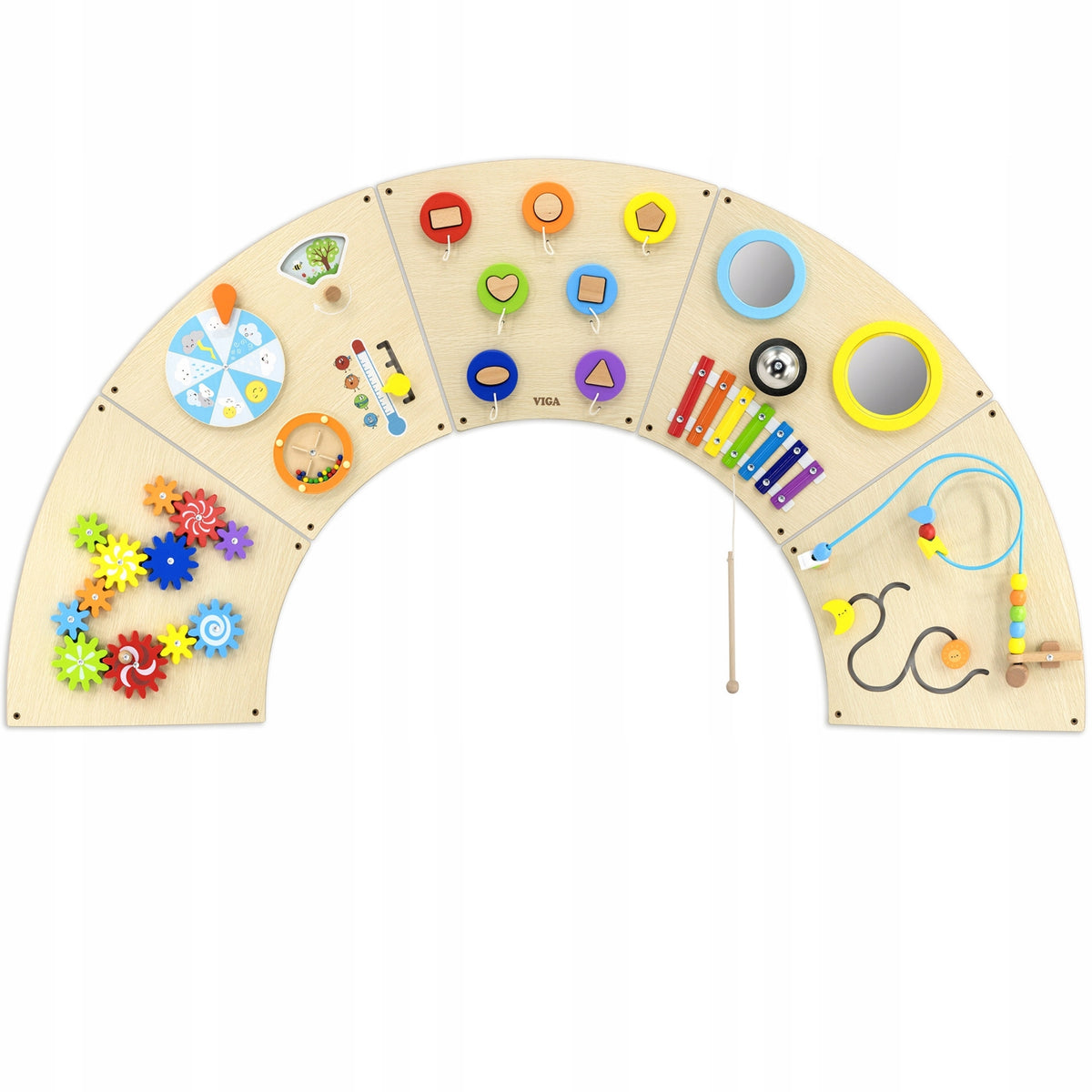 VIGA Montessori Arch Wall Manipulation Board FOR KINDERGARTEN SCHOOL Manufacturer code 13722
