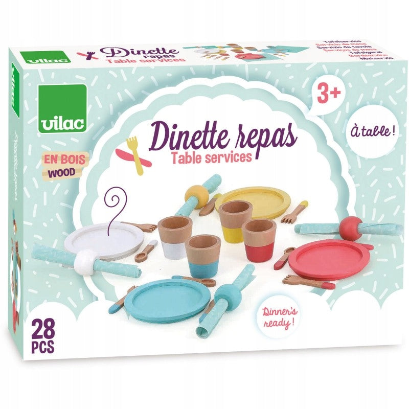 VILAC: Wooden dinner service 3+ 8178