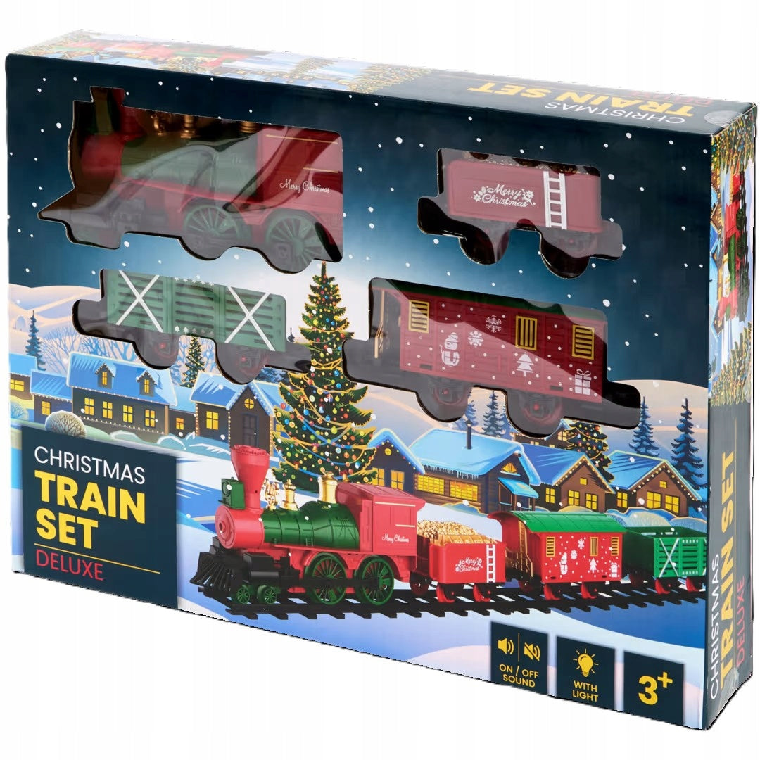 VILLAGE SCENE MAGIC TRAIN CHRISTMAS SOUND LED Brand Zd trading