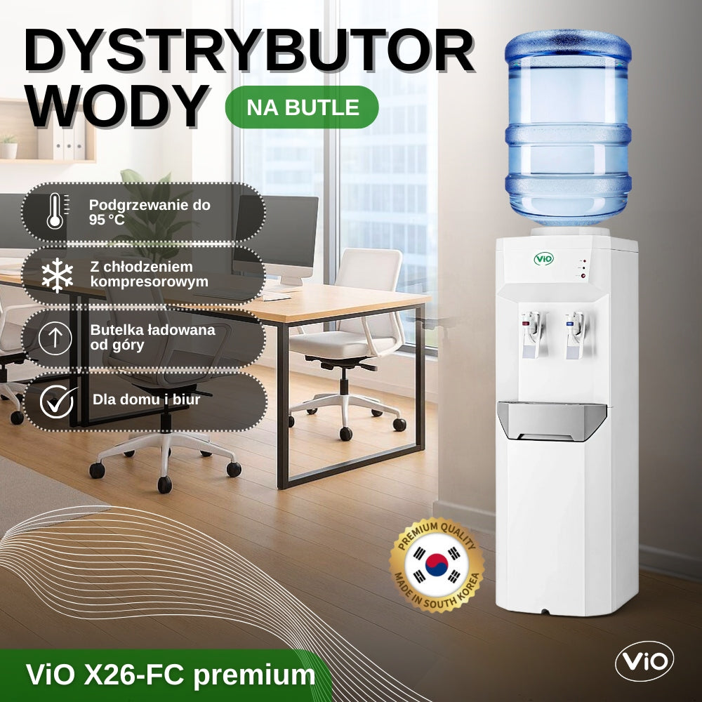VIO X26-FC PREMIUM WATER DISPENSER – WITH COMPRESSOR COOLING – FROM KOREA Manufacturer code VIO-X26-FC