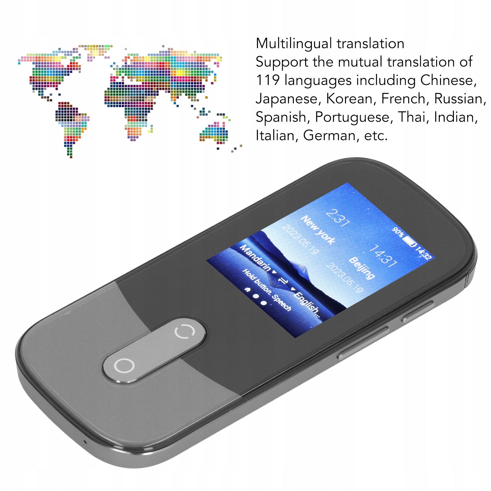 VOICE TRANSLATOR SMART TRANSLATOR 119 LANGUAGES Manufacturer code VCBCZ6292