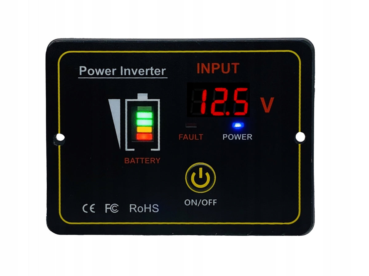 VOLTAGE CONVERTER MAXIMUS PRO 12V 230V 4000VA 2000W PURE SINE PILOT Brand Inerge