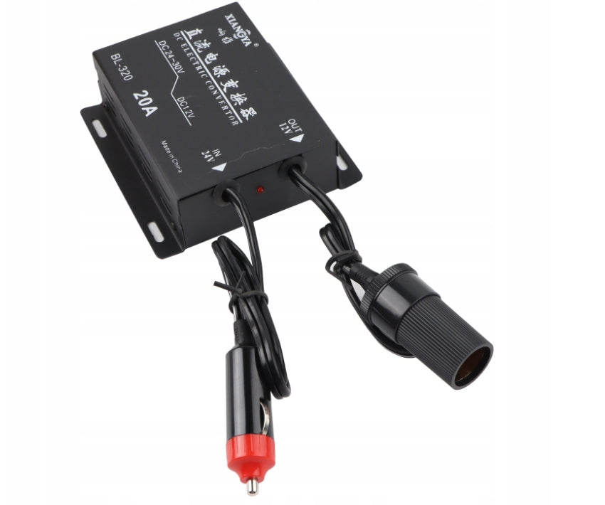 VOLTAGE REDUCER POWER CONVERTER 24V TO 12V STEP-DOWN LIGHTER Brand no brand