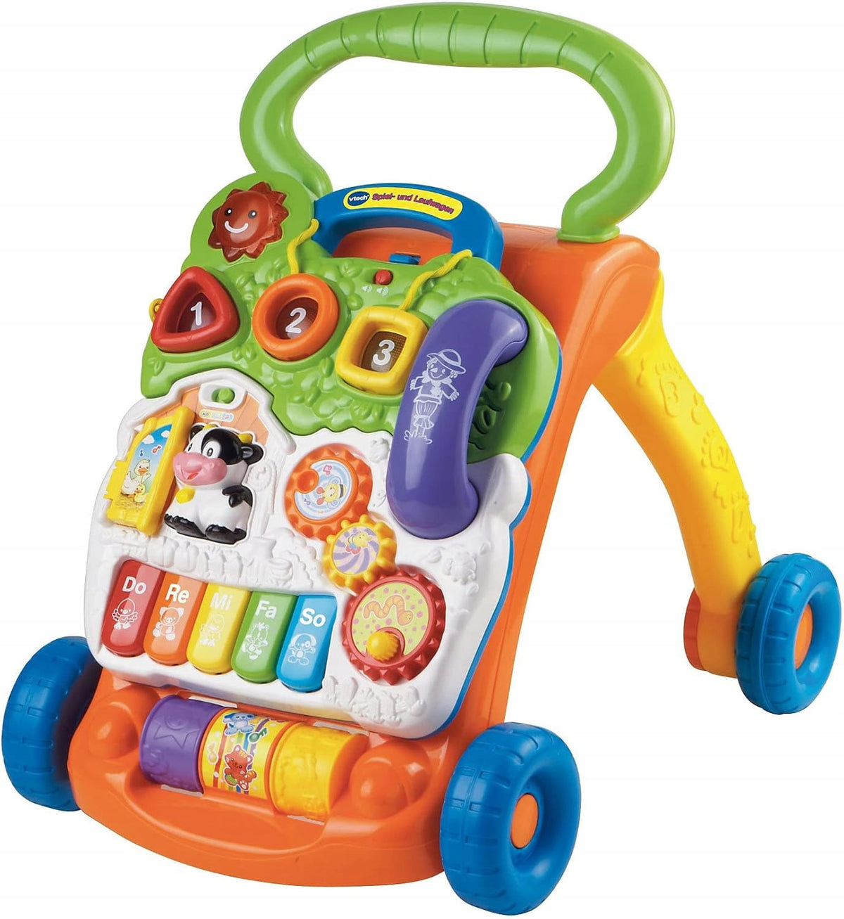 VTECH BABY STROLLER FOR LEARNING TO WALK PUSHER RIDER GERMAN LANGUAGE