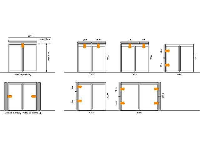 VTS EUROHEAT WING E200 EC ELECTRIC CURTAIN ECO Packaging status original