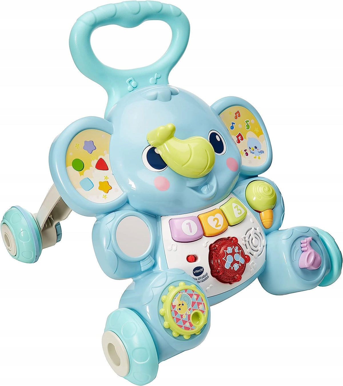 VTech Baby Elephant Interactive Pusher for Learning to Walk Music 9m+ Brand VTech