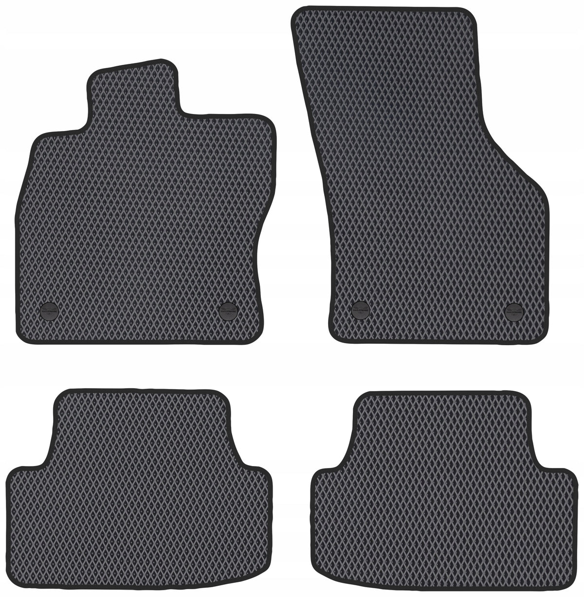 VW Golf VII 2012-2020 Rugs ETERNITY BLACK Manufacturer Max-Dywanik