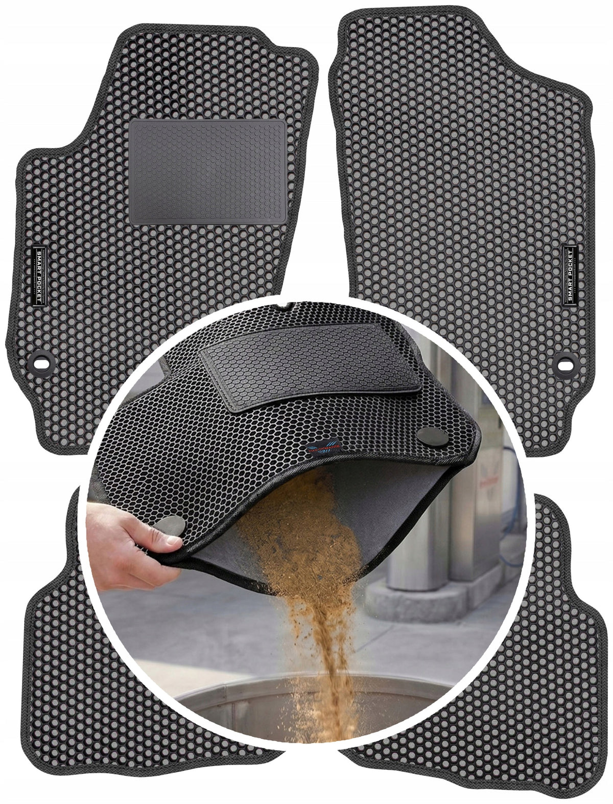 VW Polo IV 2001-2009 EVA SMART POCKET rugs