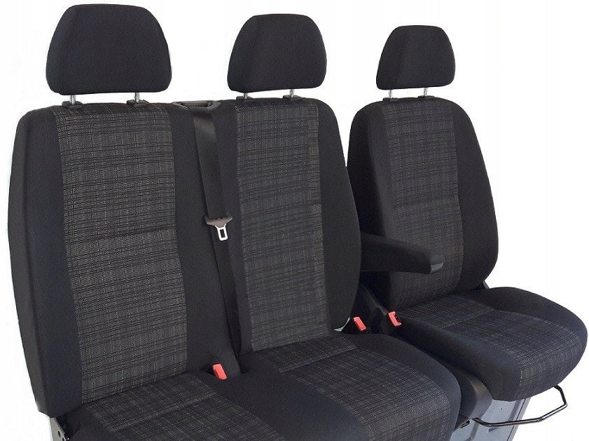 VW Transporter T5 T6 2+1 car covers Manufacturer LOGO POKROWCE