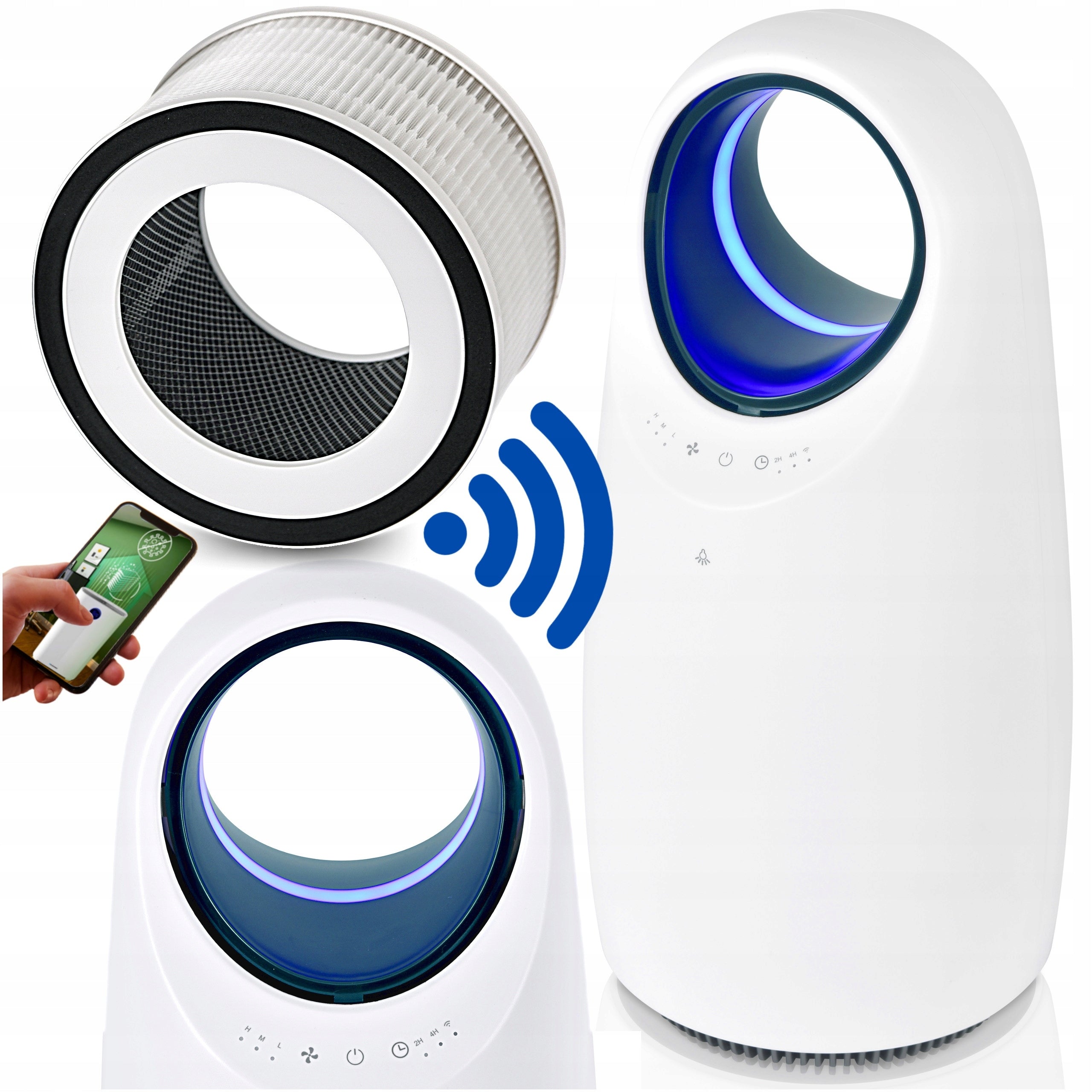 Vaco purifier HEPA filter, carbon, WiFi