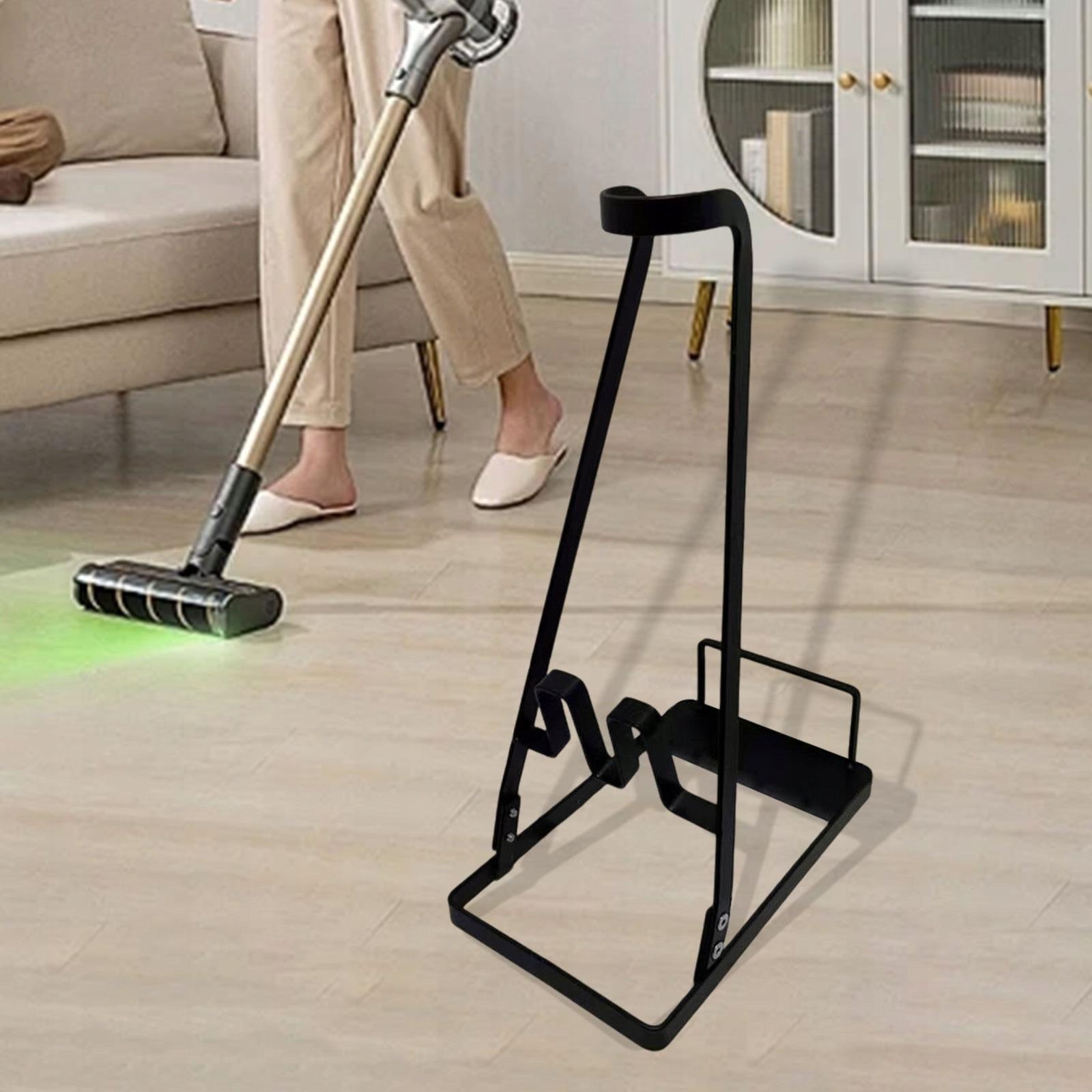 Vacuum Cleaner Holder, Metal Holder, Organizer, Freestanding Shelf, Black Dirty water tank capacity 1.1 l