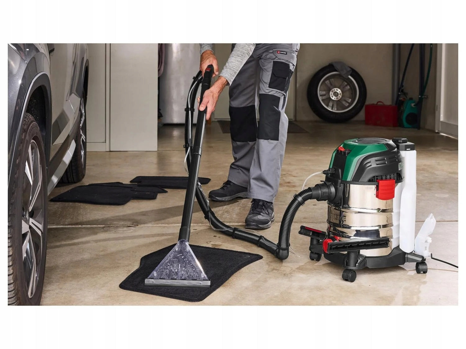 Vacuum Cleaner Parkside PWS 20 Washing Upholstery and Carpet Upholstery Nozzle Product weight with unit packaging 10.25 kg