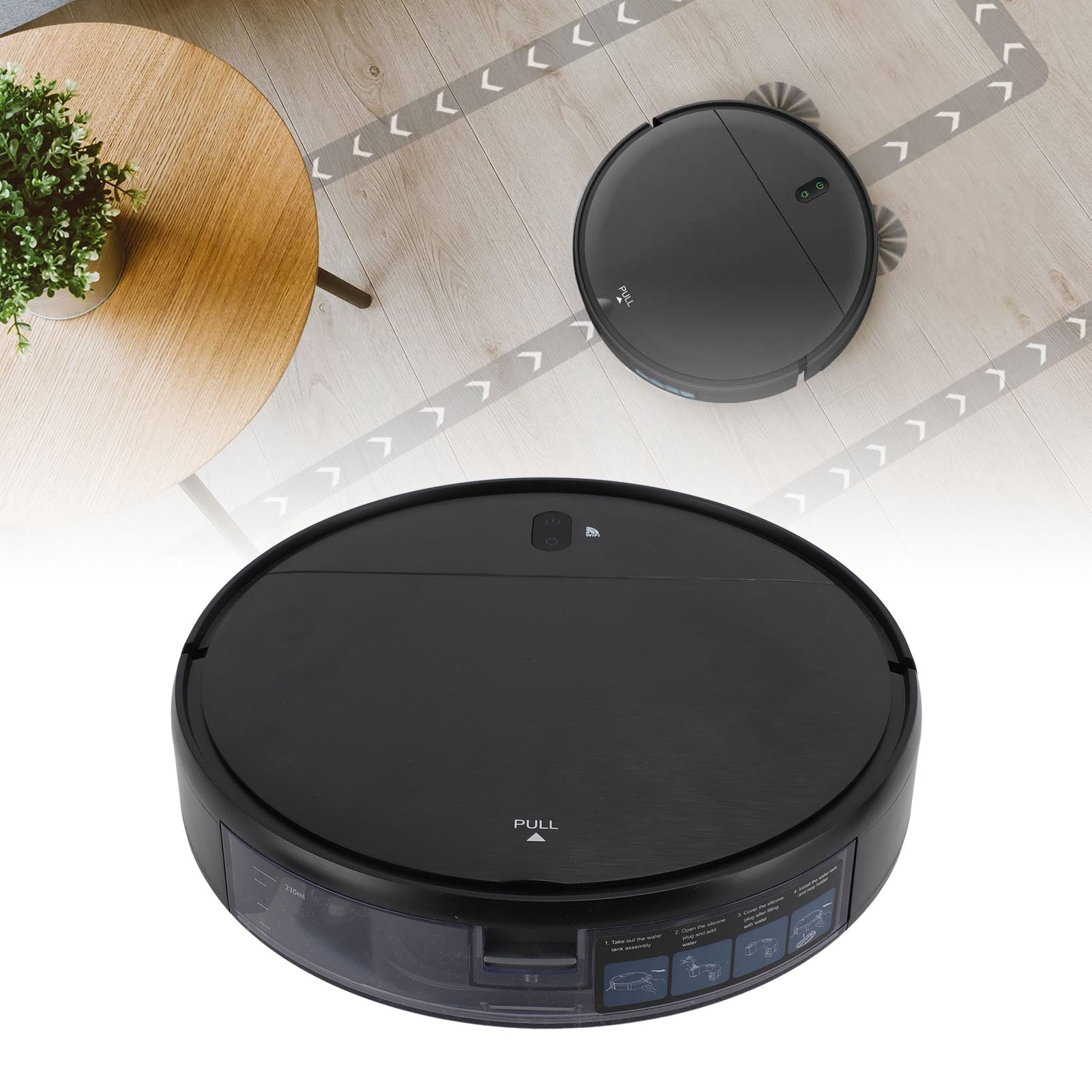 Vacuum Cleaner Quiet App Control Self-Charging Intelligent Batteries included yes