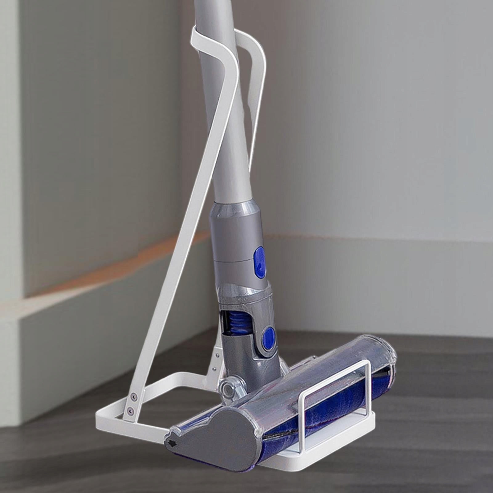Vacuum Cleaner Stand Stable Sturdy Freestanding Space Saving Metal white Product weight with unit packaging 0.839 kg
