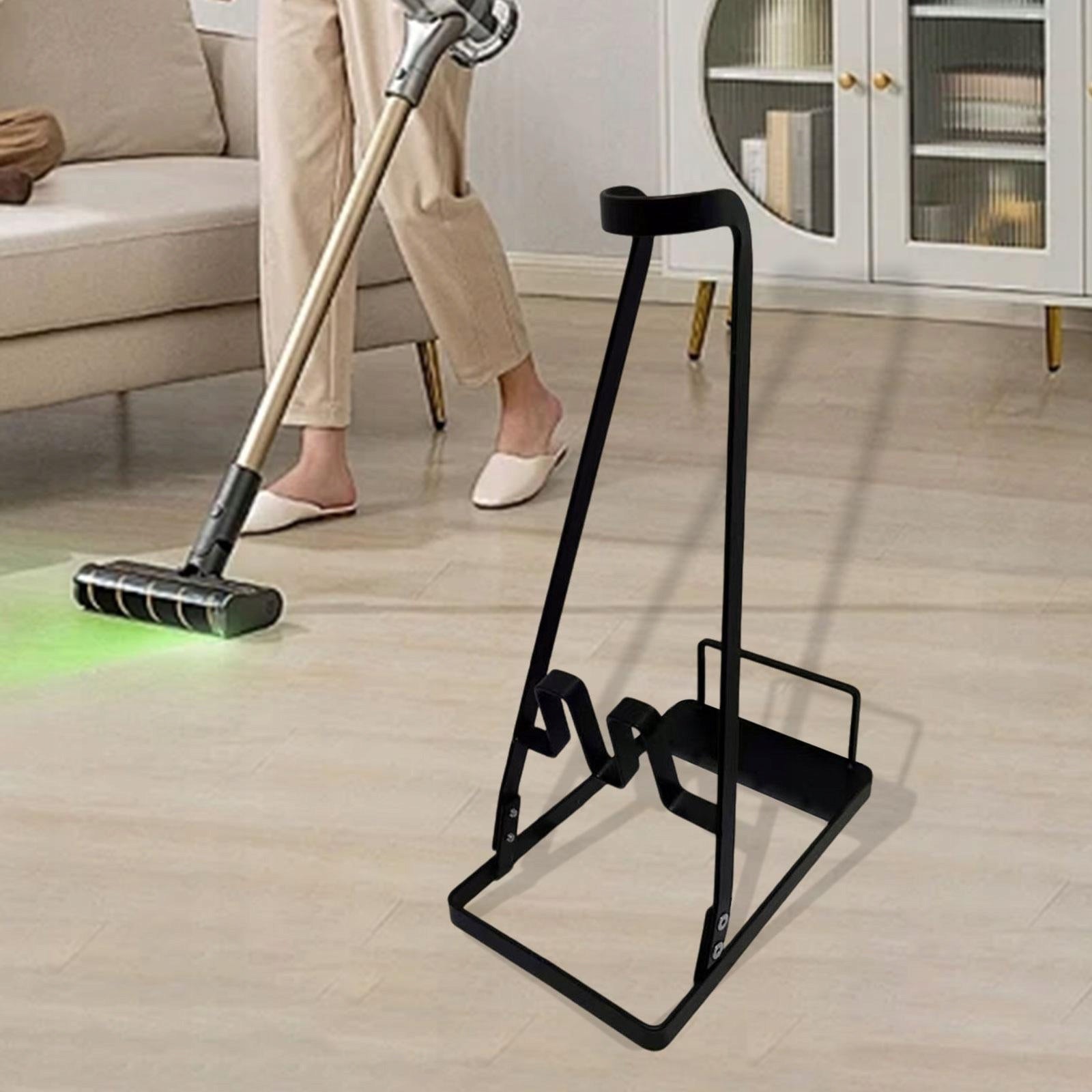 Vacuum Cleaner Stand Universal Freestanding Bracket Space Saving Black Dirty water tank capacity 1.1 l
