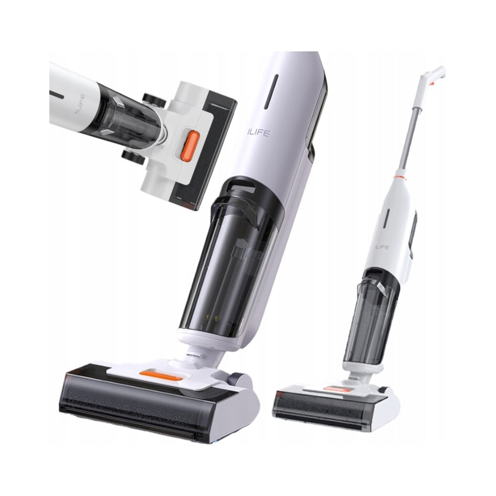 Vacuum Cleaner Vertical Mop iLife W90 White Washing Mop Wireless