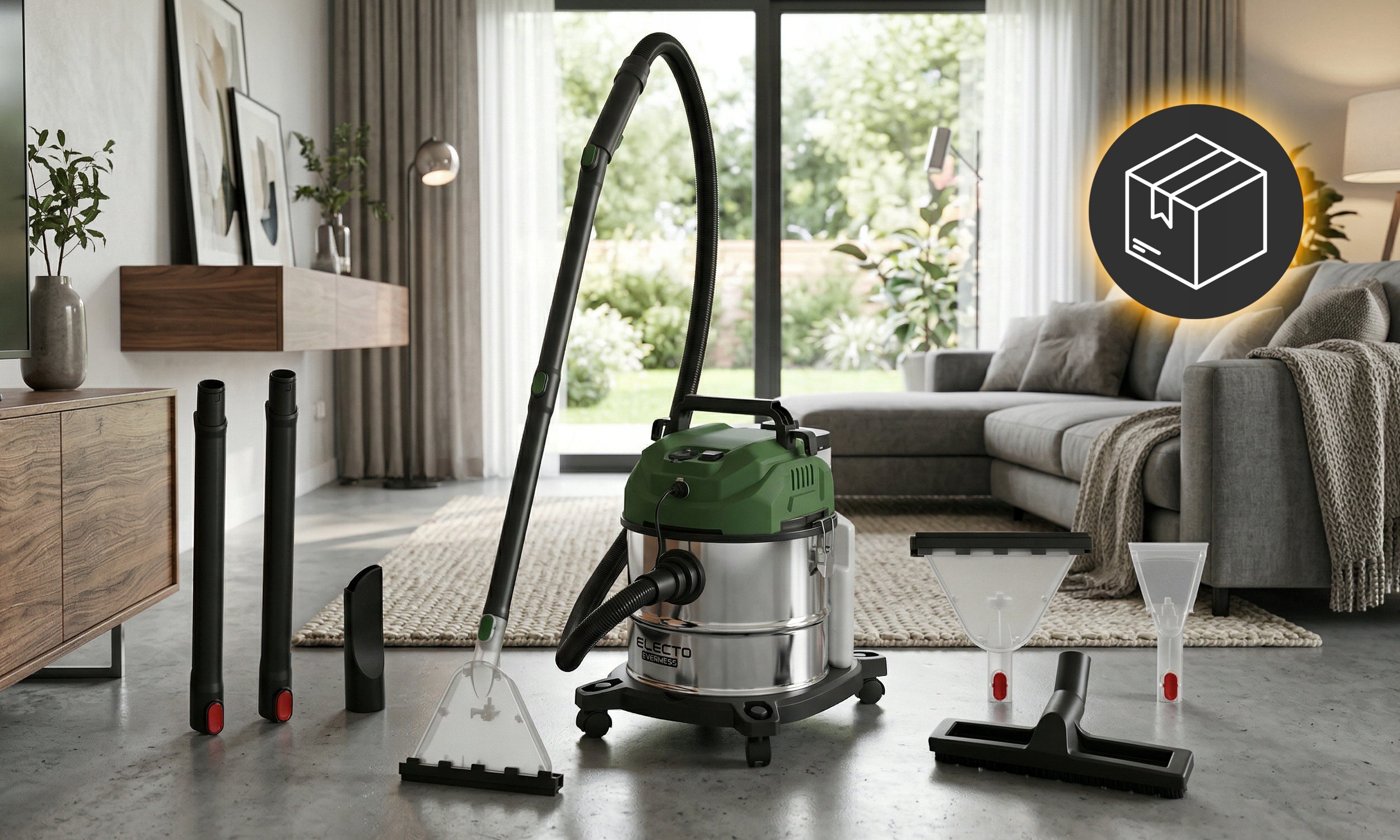 Vacuum Cleaner Washing Powerful 2200W Narrow Suction Cup For Washing Carpet Upholstery Packaging status original