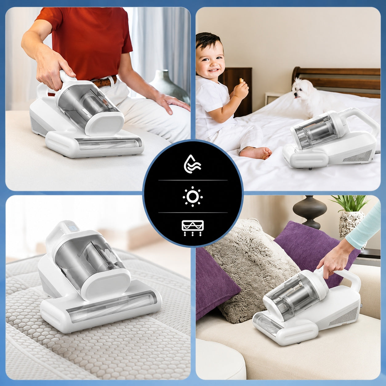 Vacuum Cleaner Wepmmj C001 UV 400W HEPA mites Manufacturer code Wepmmj C001