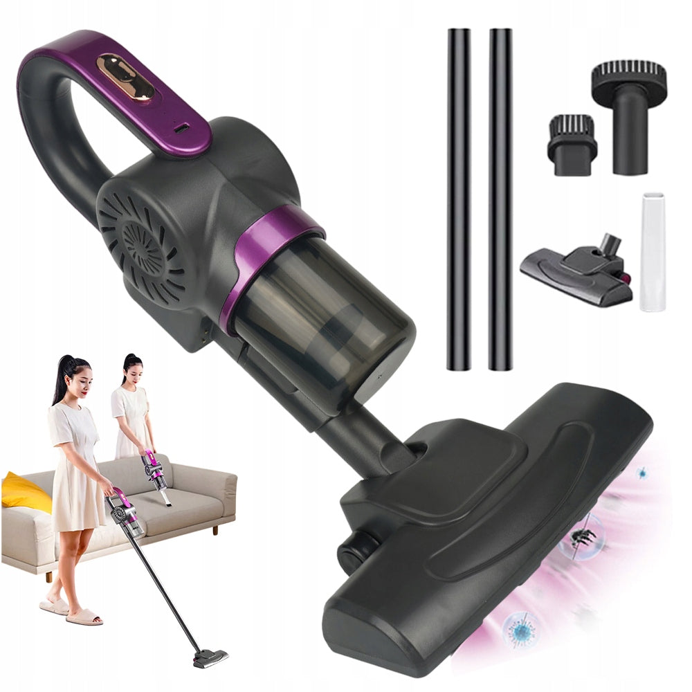 Vacuum Cleaner Wireless Anti Mites For Mattress Beds UV Lamp 120W