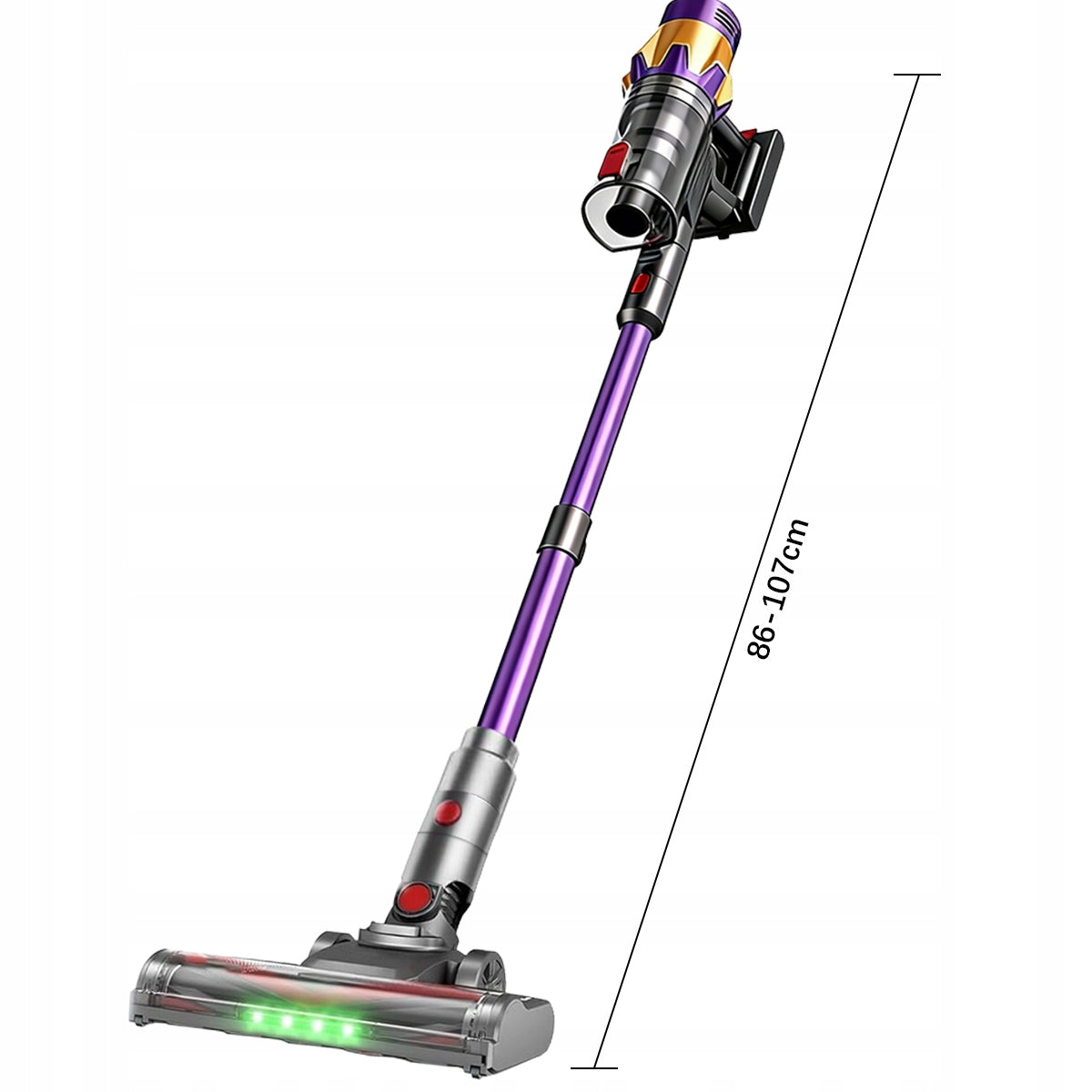 Vacuum Cleaner Wireless Vertical 550W 45KPA 40min LED HEPA Manufacturer no brand