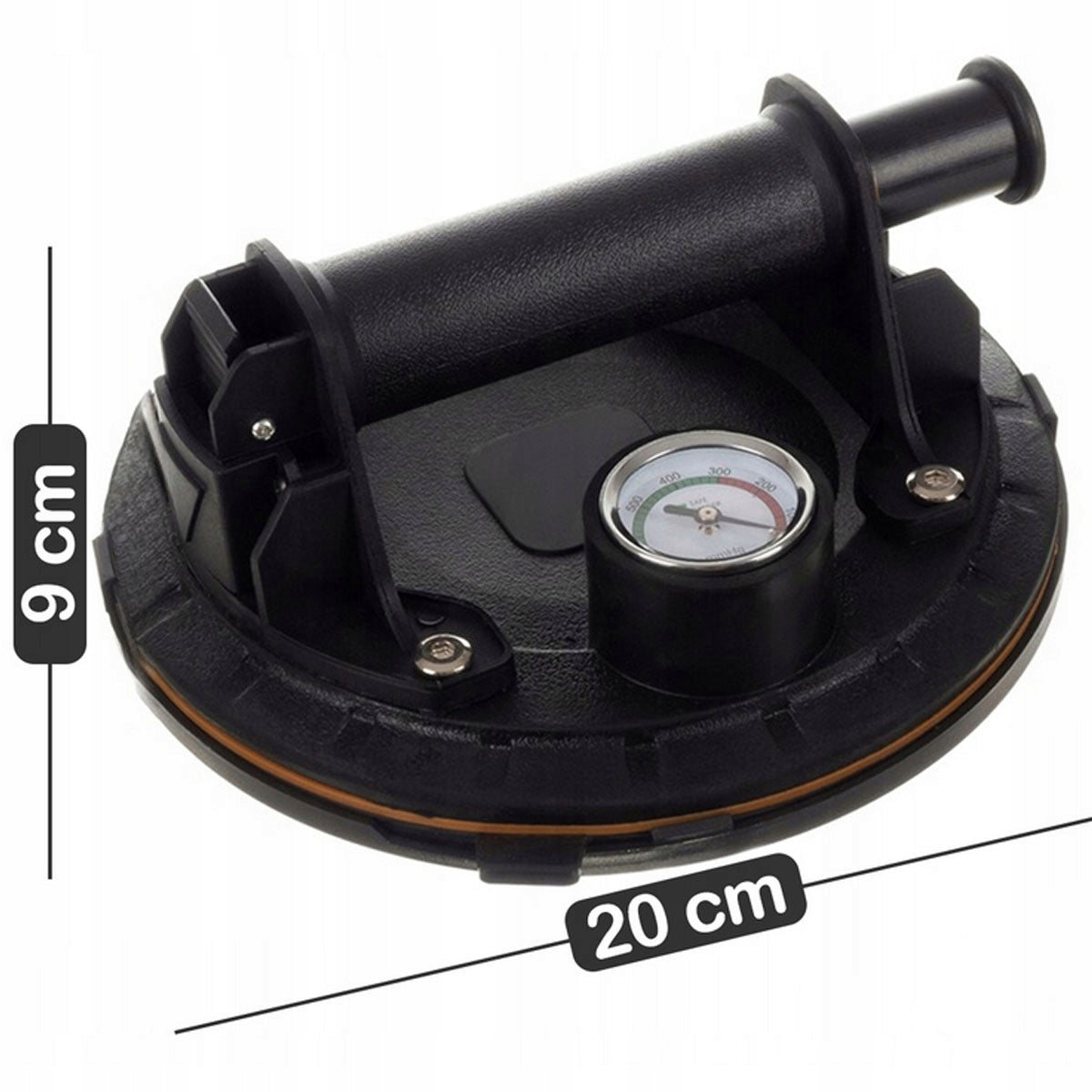 Vacuum Plate Suction Cup With Pump Pressure Gauge Handle For Glaze Windows Manufacturer code MAT-T-296