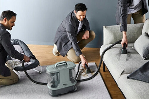 Vacuum cleaner TEFAL IZ3020F0 Clean It Compact Dominant color green