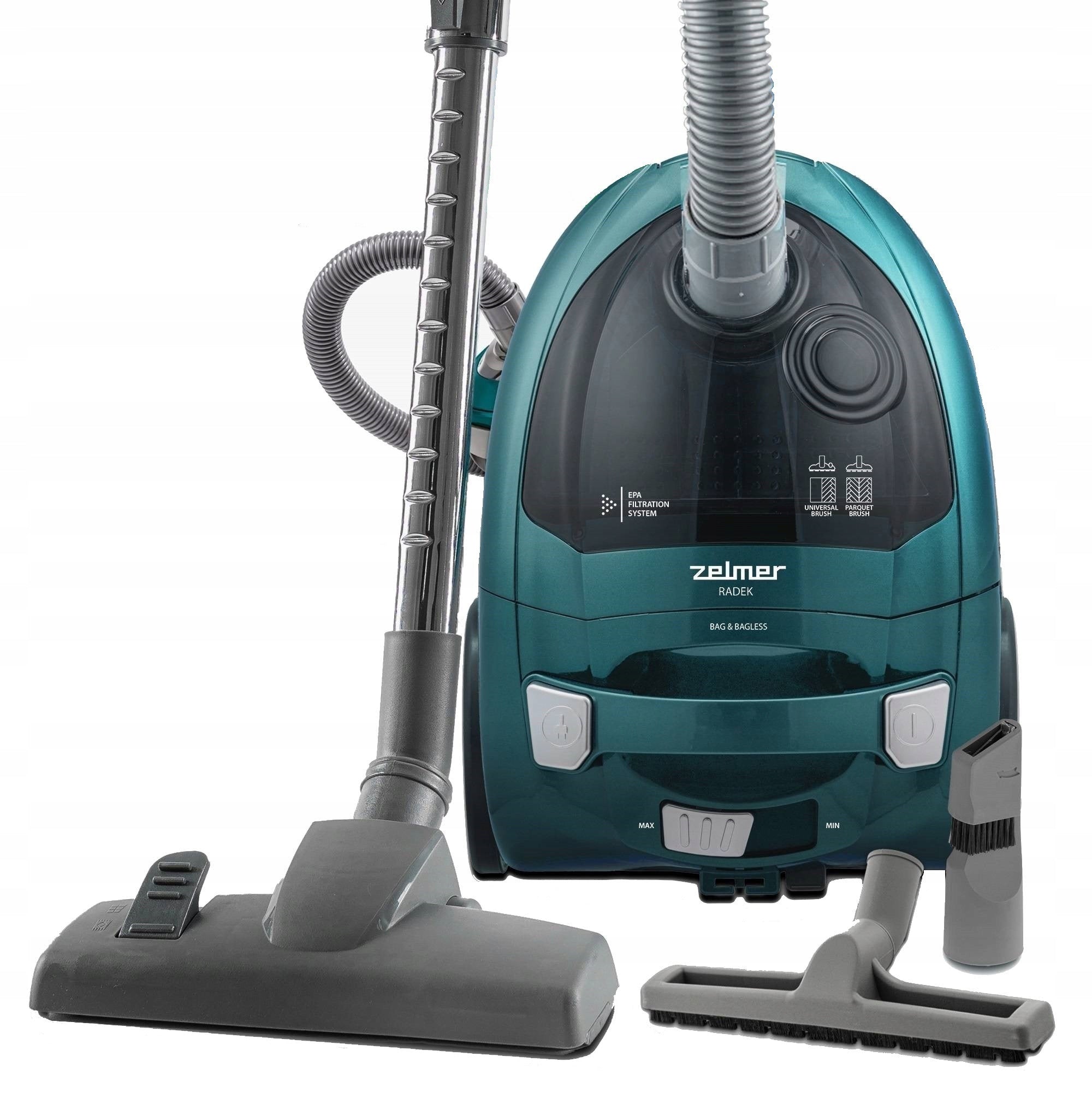 Vacuum cleaner ZELMER ZVC031P Radek Turquoise