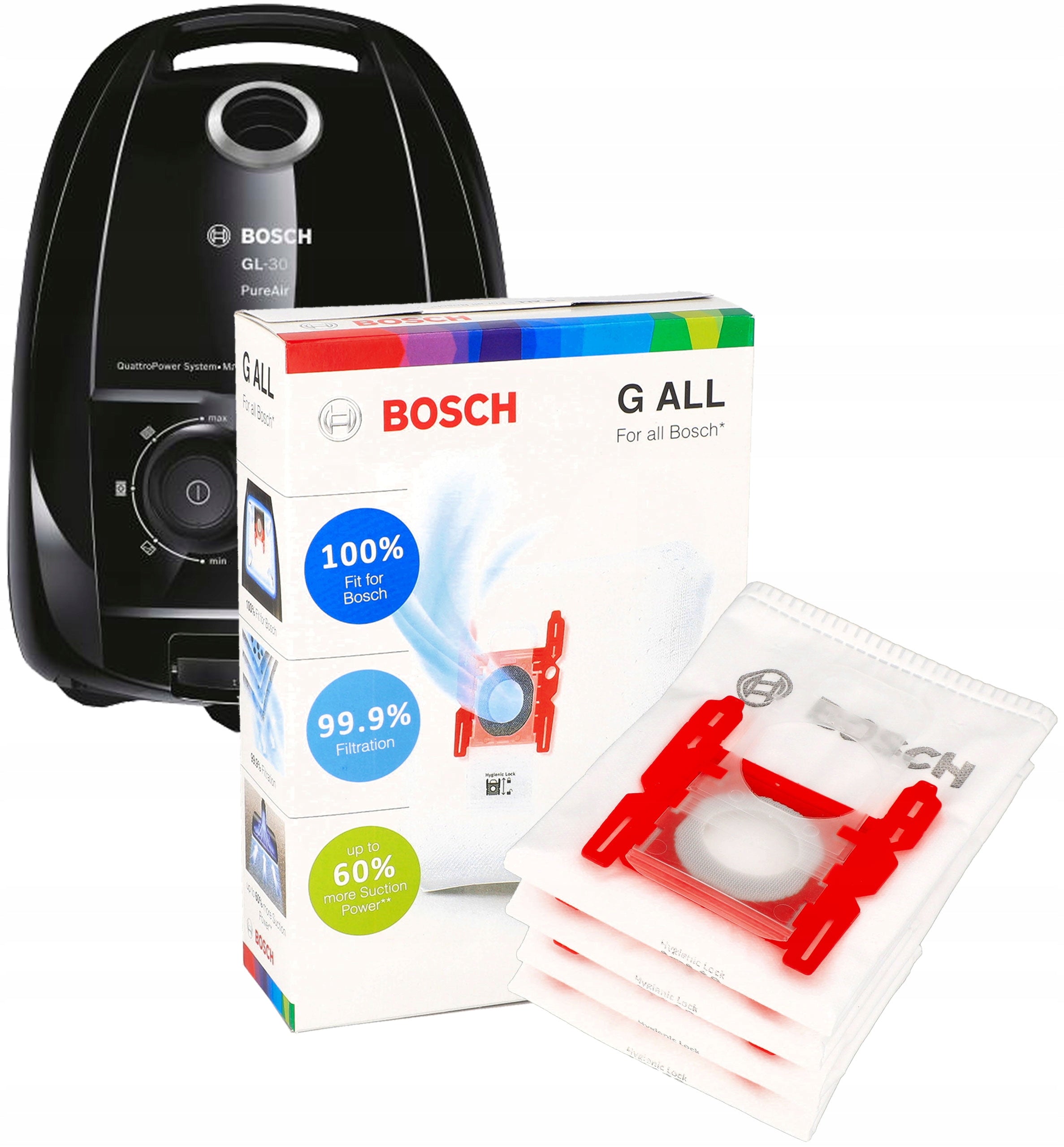 Vacuum cleaner bags Bosch G ALL BBZ41FGALL Series 2, 4, 6 GL30 GL45