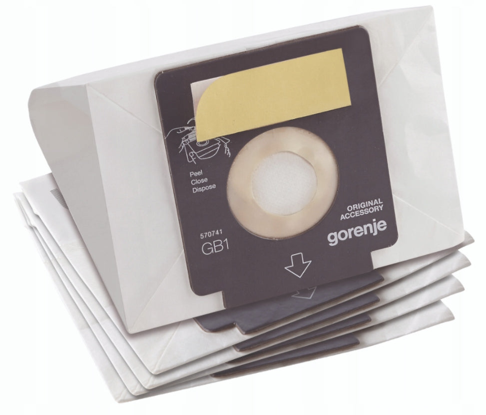 Vacuum cleaner bags Gorenje GB1PBU paper 5pcs VCEA11CMBK , VCEA11CXWII EAN (GTIN) 3838782001383