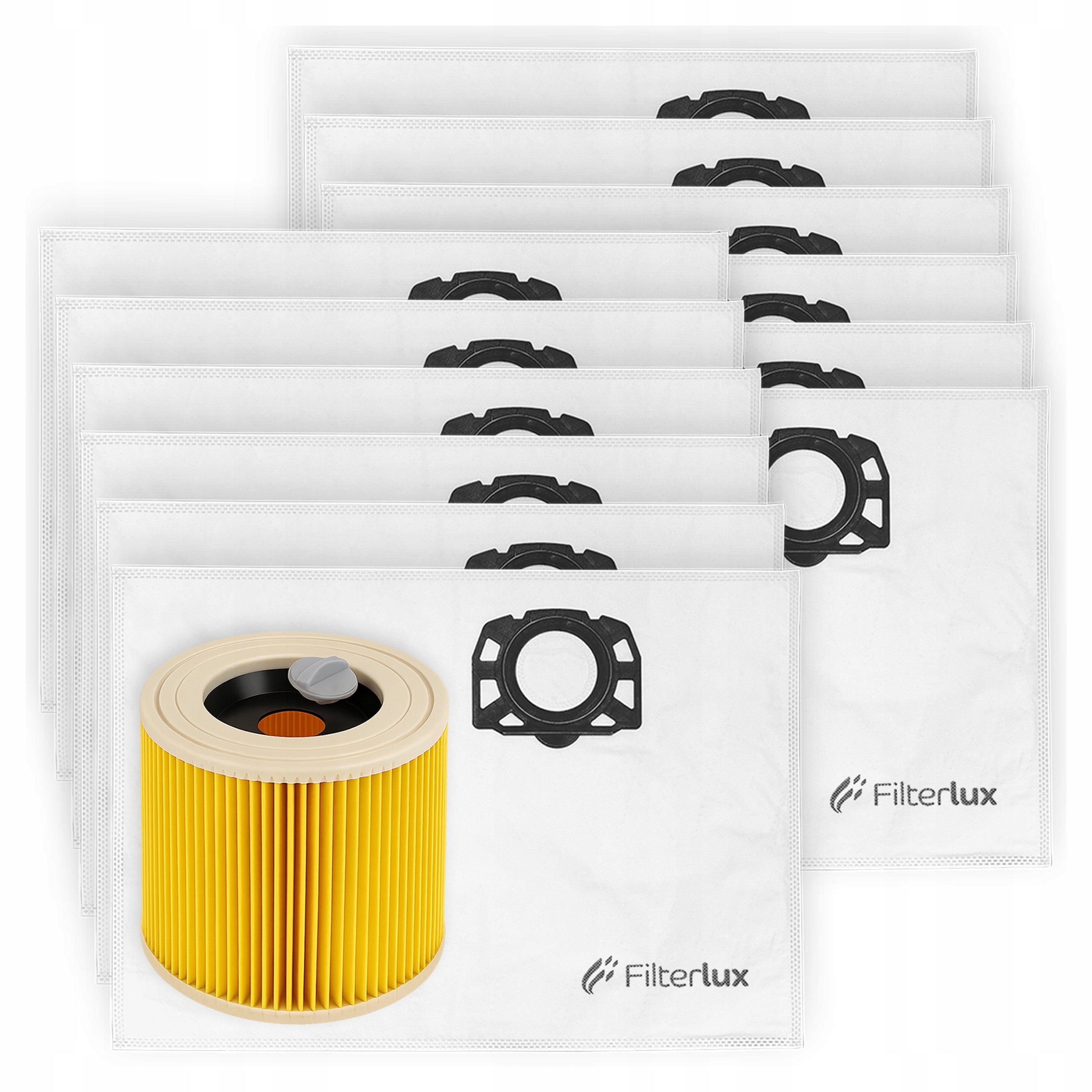 Vacuum cleaner bags Karcher WD3 air filter 12 pcs SE 4001 replacement