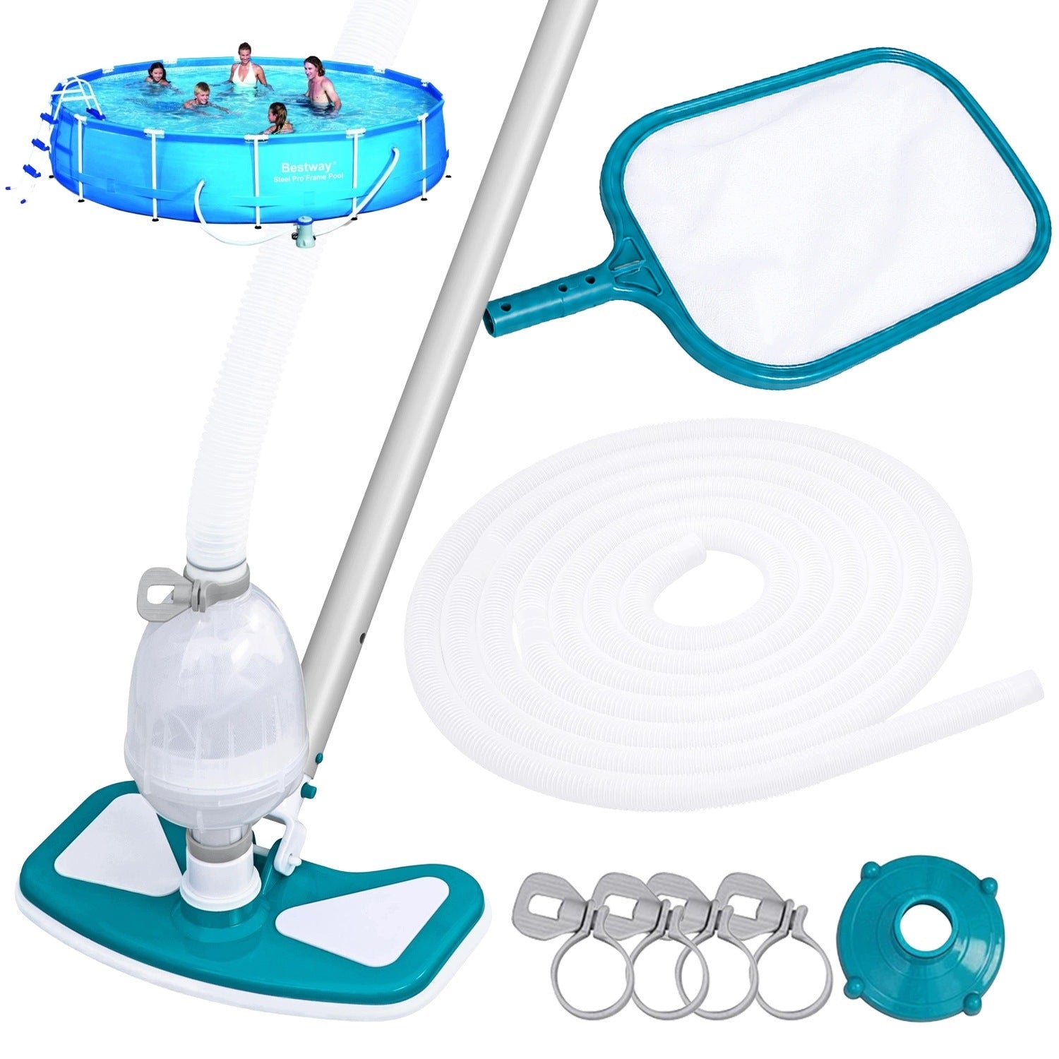 Vacuum cleaner for pool bottom vacuuming 56066 BESTWAY