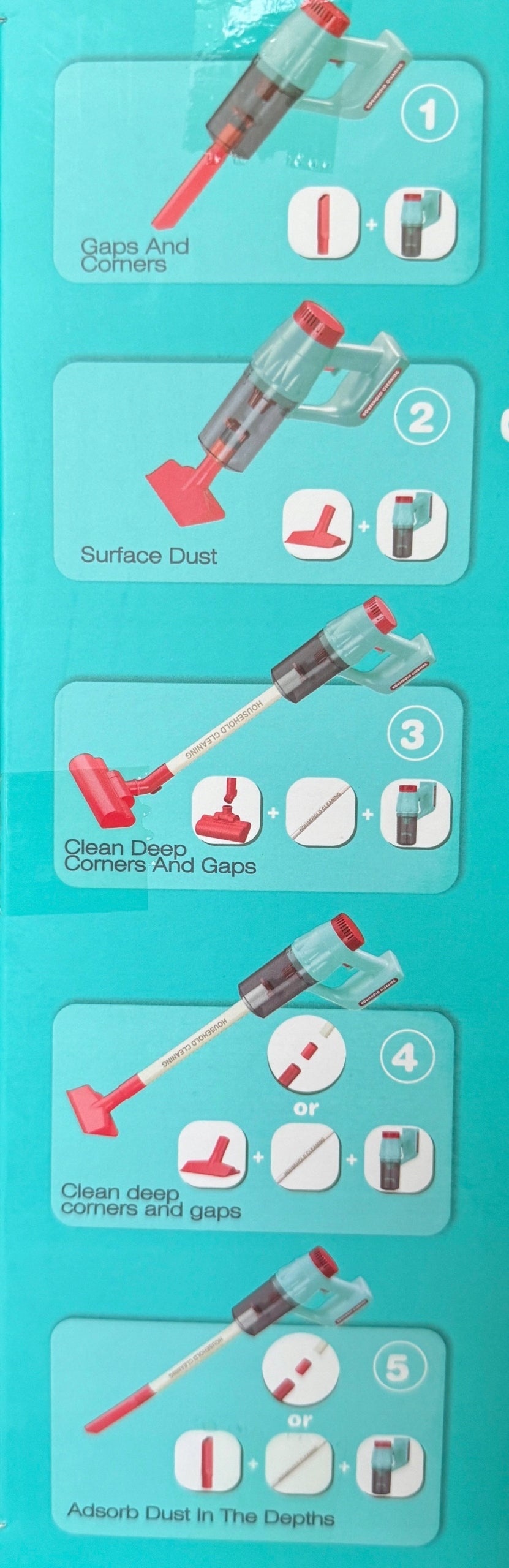 Vacuum cleaner n/bat box 1325878 58782 Manufacturer code 25878