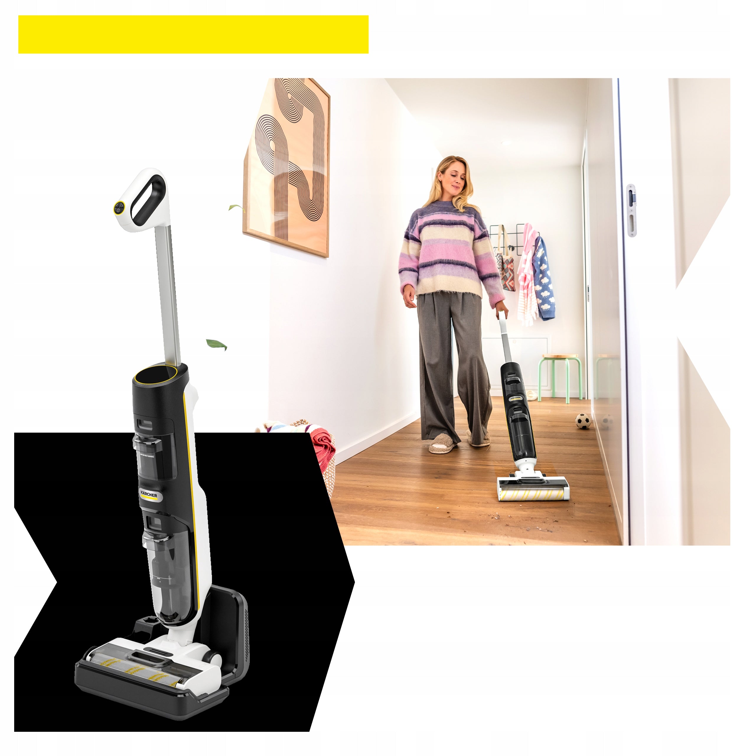 Vacuum cleaner with mop Kärcher FCV4 DRY active washing, drying 1.056-135.0 Wet mode yes