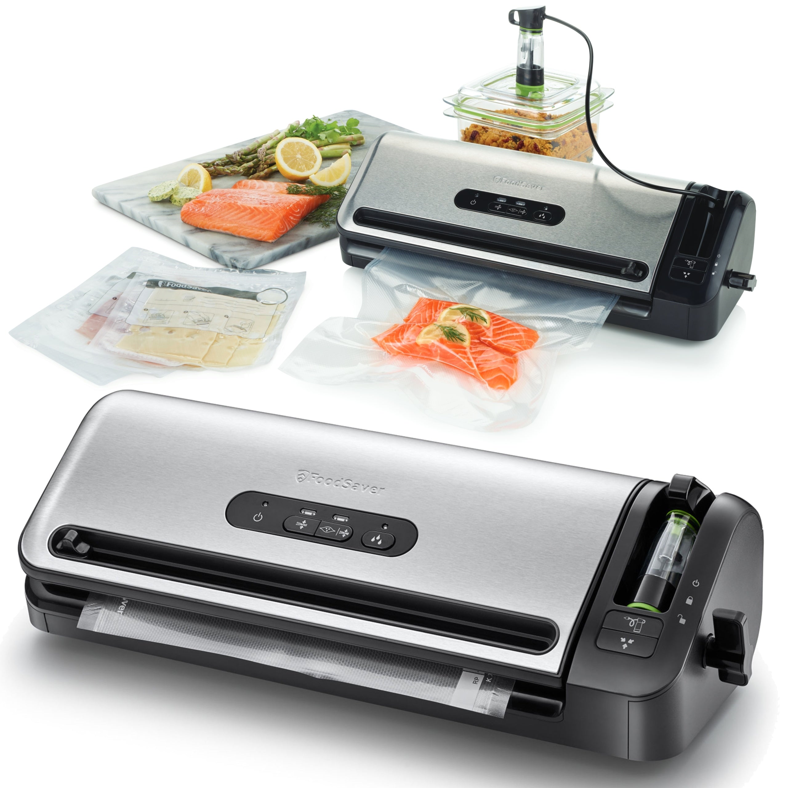 Vacuum sealer FoodSaver FFS017X Vacuum packer + bags - set Power 130 W