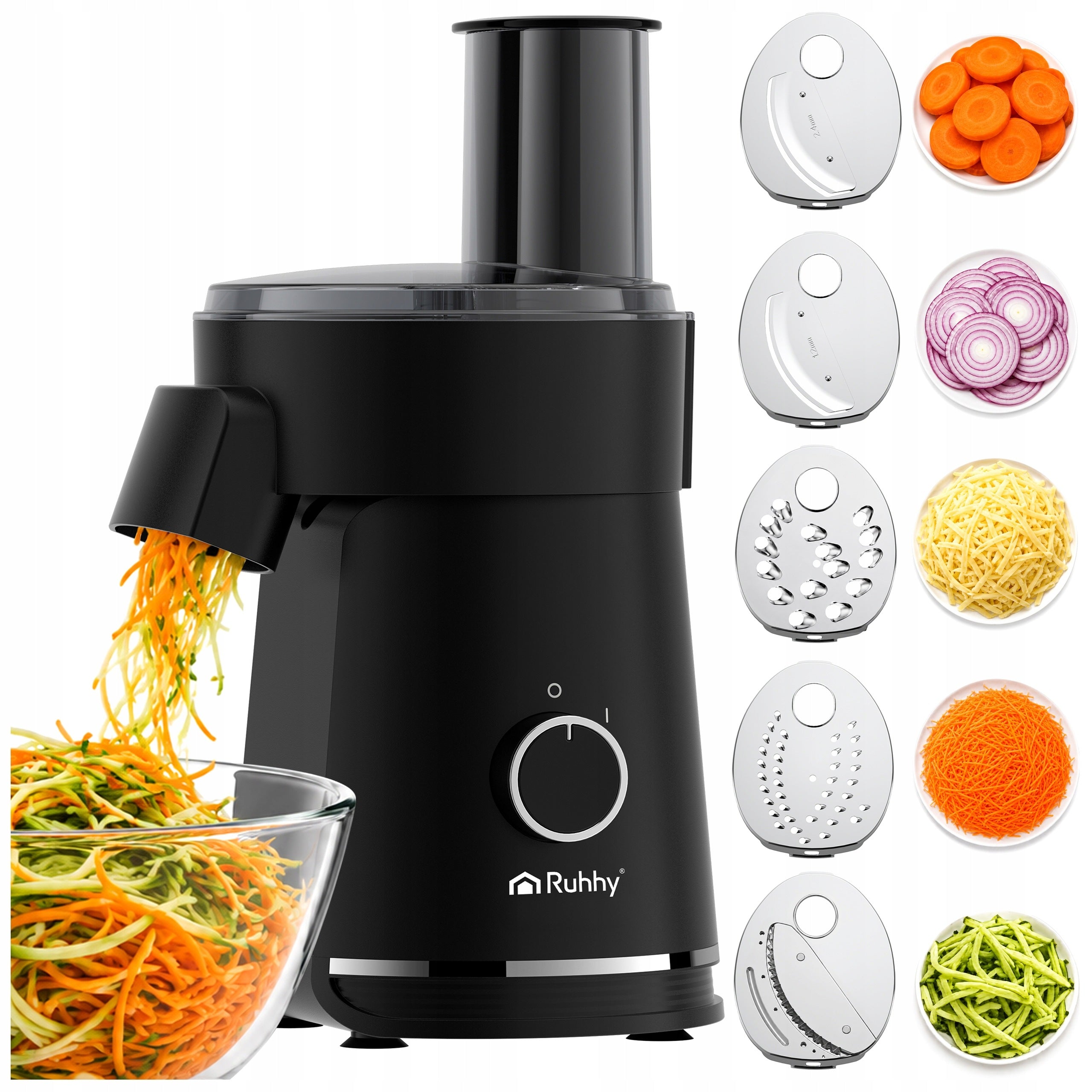 Vegetable Grater Electric Shredder 200W 5 Disc Vege