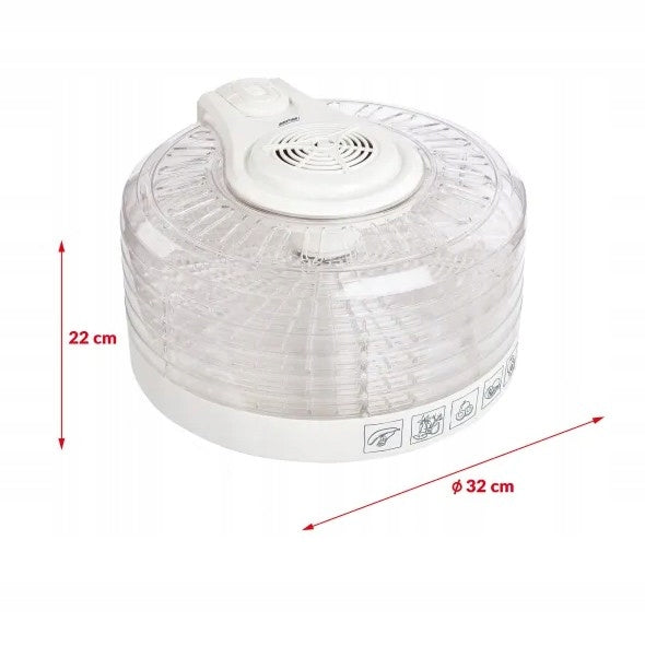 Vegetable fruit mushroom dryer MPM MSG-02 5 SIT LEVEL TRAYS 400 W Brand MPM