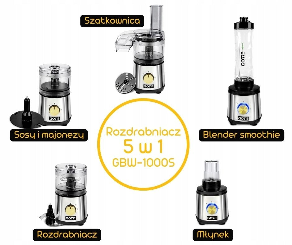 Vegetable shredder, SMOOTHIE blender, shredder, 5in1 coffee grinder Packaging status original