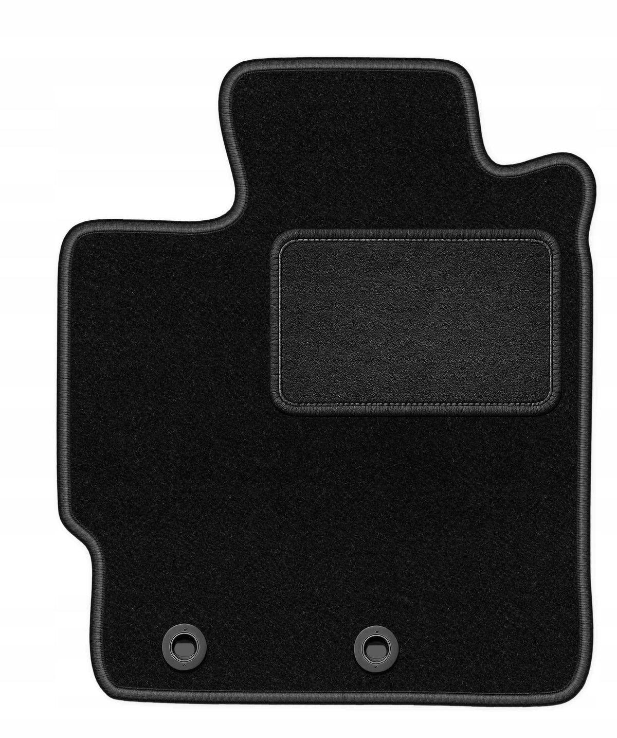 Velour Rug Driver for Toyota Yaris III 2011-2019 LUX black