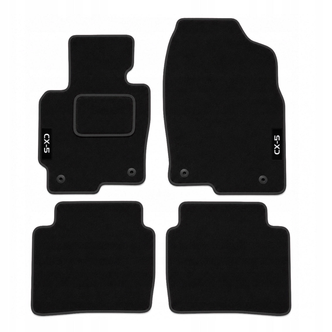 Velour Rugs Mazda CX-5 I 2012 - 2017 Mats for Car EMBROIDERY B Packaging status original