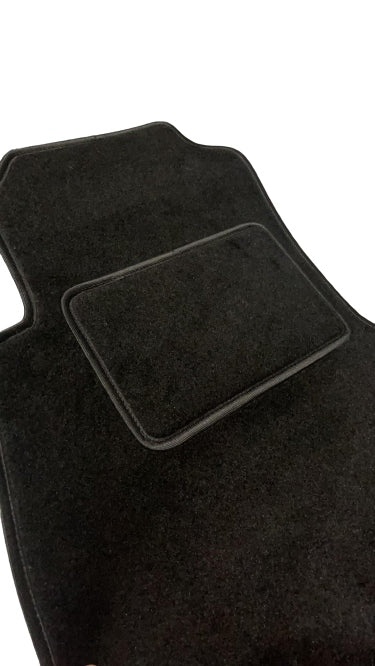 Velour Rugs for Car - Set of 4pcs Black with Reinforcement Manufacturer's catalog number W1