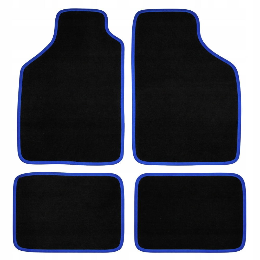 Velour Rugs for Every Car Universal Mats 4pcs Set N Manufacturer's catalog number Dywaniki niebieskei