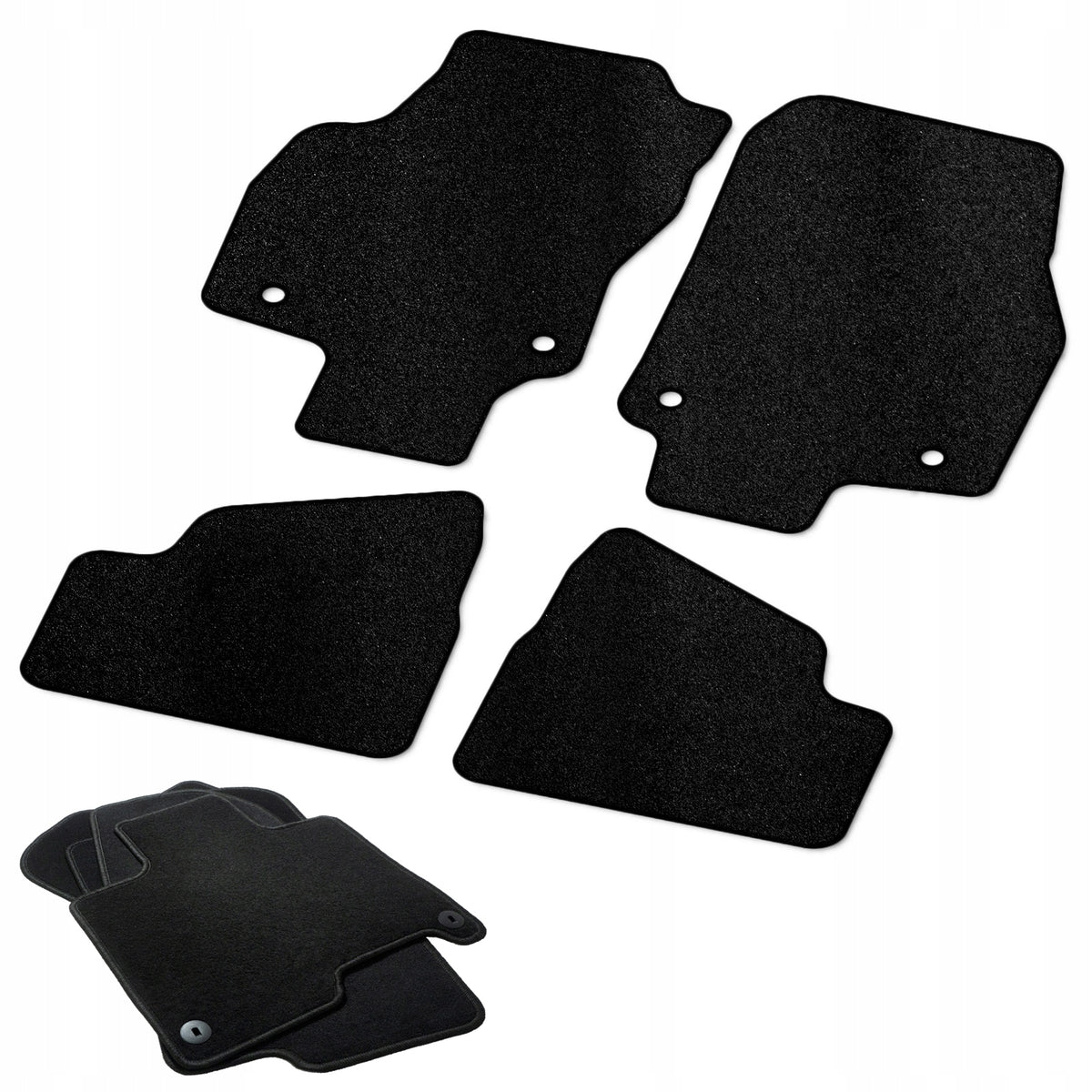 Velour car mats for OPEL ASTRA GTC H COUPE 2005-2011