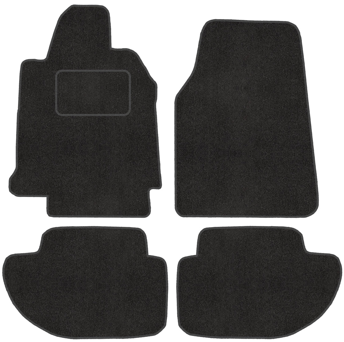 Velour car mats set for PORSCHE 924 / 944 / 968