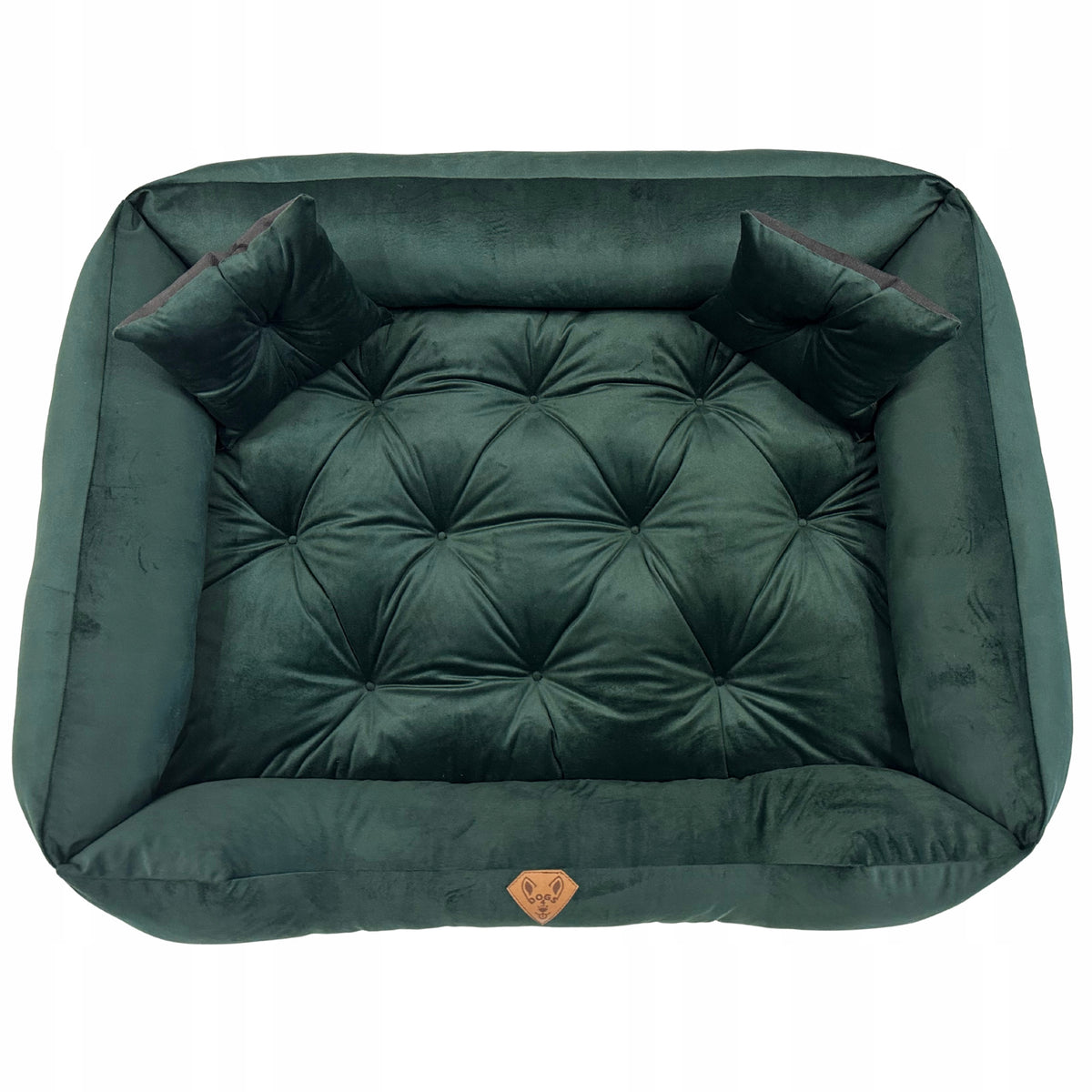 Velour cat dog bed green 90x75 cm non-slip bottom Manufacturer code LVZIM