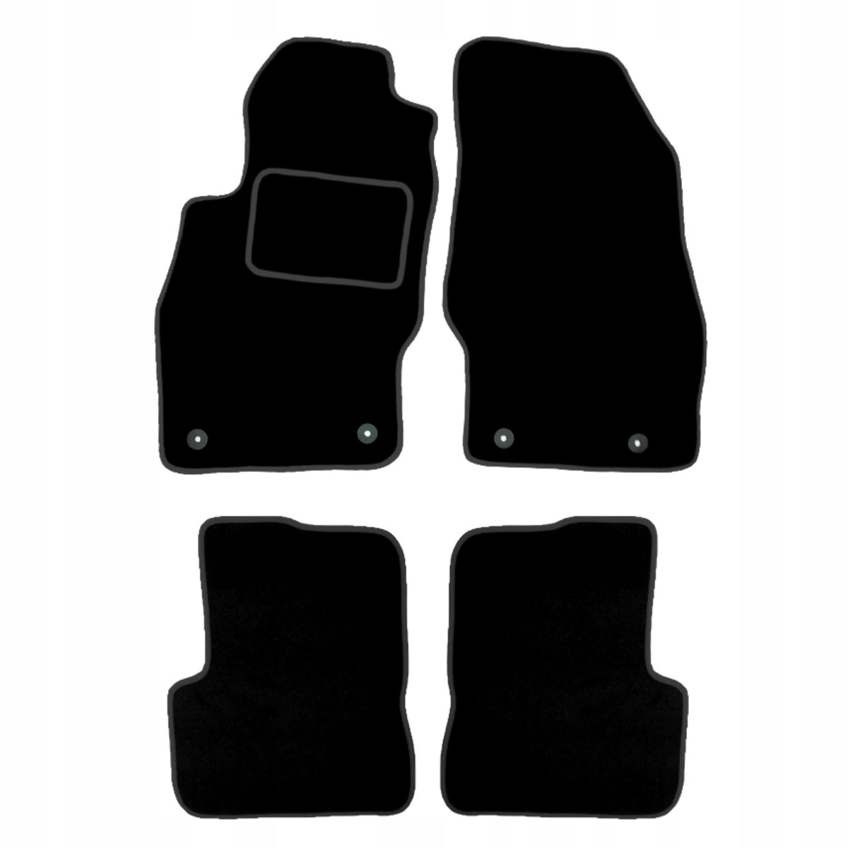 Velour rugs Opel Corsa D MATS FOR CAR Opel Corsa D WIPERS B