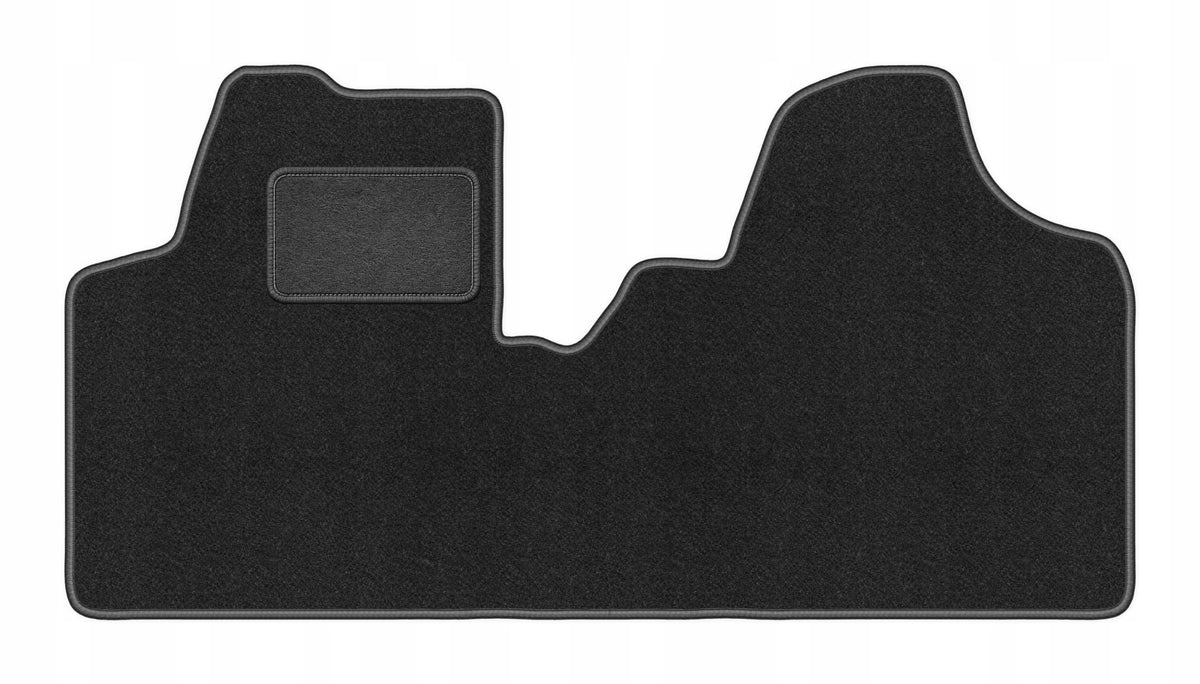 Velour rugs for Citroen Jumpy II 2007-2016 set LUX graphite 1 pc.