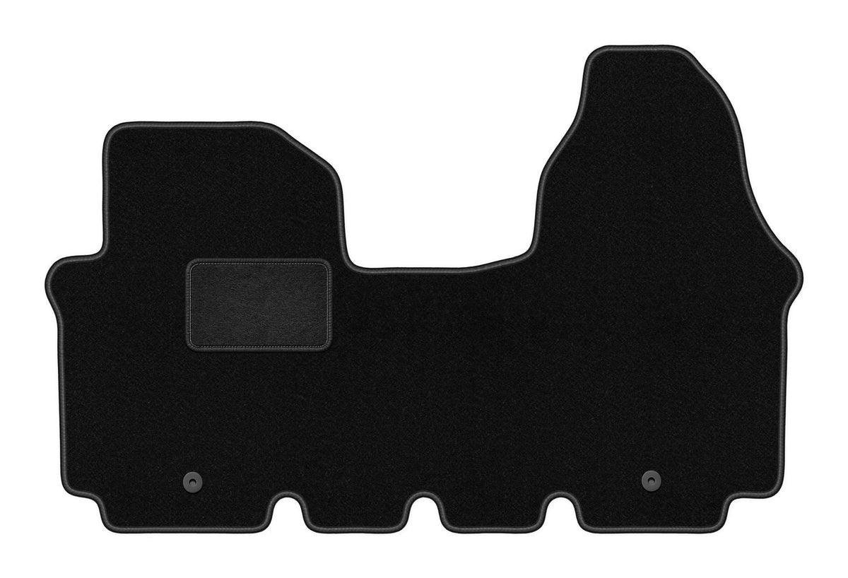 Velour rugs for Opel Vivaro 2001-2014 set LUX black 1 pc.